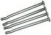 PARKING RACK Graber 6259 3/8 x 6 4PC SET