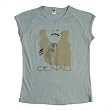DENALI - Face - Baby Blue Sleeveless Women's / Girls T-shirt (Girlie / Babydoll)
