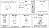 Jandy Ray-Vac Bumper Flatmouth Kit White