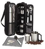 The Vienna Coffee & Tea Tote for Two - Black