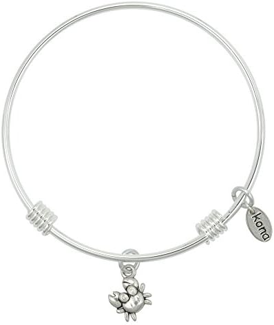Crab Silver Expandable Kona Bracelet