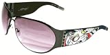 Ed Hardy - New Ed Hardy EHS011 EHS-011 Gunmetal Vintage Tattoo Sunglasses