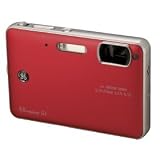 GE G2 Digital Camera 8MP Zoom Red+Hard Case+1GB SD