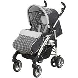 MiaModa Libero Stroller- Gray Grid