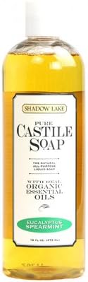 Shadow Lake Soap - Castile - Liquid - Eucalyptus Spearmint - 16 oz - Case of 6
