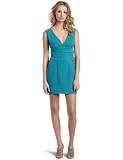 BCBGeneration Women's Chiffon Overlap Pleat Dress