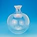 ACE Glass 6902-28 Single Neck Receiving Boiling Flask, Spherical, Round Bottom, 2L Capacity, 35/20 Joint