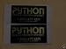 [(2) PYTHON Warning Stickers. Car Alarm S... photo]