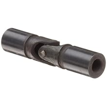Lovejoy Size D1B Universal Joint, 3/16" Round Bore and 3/16" Round Bore, No Keyway, No Setscrew, 0.38" Outer Diameter, 1.75" Overall Length