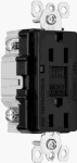 Pass & Seymour #1594BK 15A Black PRM GFCI Outlet