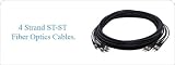 4 Strand ST Fiber Optic Link - 600ft Cable Gefen CAB-ST-0600