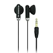 Zumreed / Color Earphones with Silver Accent, Black