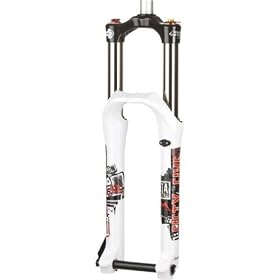 09 Marzocchi 55 ATA Micro 125 -165mm travel fork with QR20 Thru-Axle, White