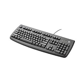 English and Russian Logitech Deluxe 250 USB Keyboard by Logitech