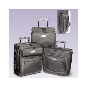 Rolling Dual-Side Notebook Computer Overnighter Case, 15 x 10 x 18, Black KTKLGCC218 by Kantek
