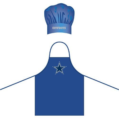 Dallas Cowboys Nfl Barbeque Apron And Chefs Hat