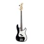 Barcelona 43" Black Electric Bass Guitar with Accessories