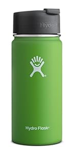 Hydro Flask 20 oz Vacuum Insulated Stainless Steel Water Bottle, Wide Mouth w/Hydro Flip Cap, Kiwi