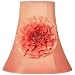 Peach Flower Trim Bell Shade 5x10x10 (Spider)
