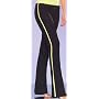 Striped Cotton Spandex Boot Pant
