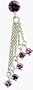 Amethyst gemstones on Sterling Silver chains