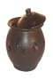 Pomaireware Clay Garlic Holder with Lid