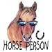 Horse Person Womens Scoop Neck T-Shirt