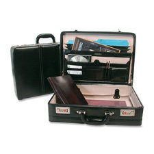 Leather 5" Attache (Burgundy)