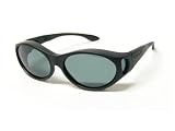 Cocoons Live Eyewear Sunglasses Stream Line (Small) Black Frame with Polarized Gray Lenses by 