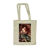 Japanese girl by Hans Makart - Long Handled Shopping Bag