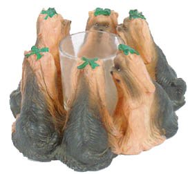 Yorkie Yorkshire Terrier Circle Holder New