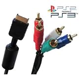 New PS3/PS2/PS1 Component Video Audio Cable Stereo Sound Five Foot Long Ideal For HDTV