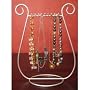 Silver JEWELRY harp NECKLACE RACK stand HOLDER gift