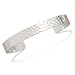 9.5mm Hammered Men's Cuff Bracelet