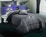 NFL Baltimore RAVENS - BLACK DENIM BEDSKIRT - Full / Double Size
