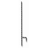 Achla Model BBS02 Black Wrought Iron Twisted Metal Stake For Bird Baths With Threaded Connectors