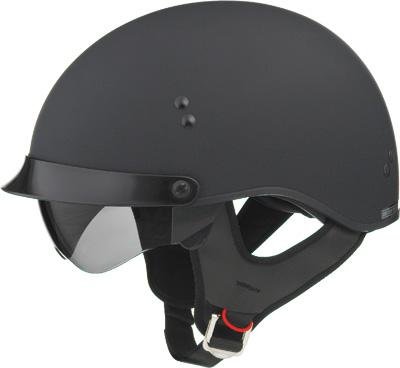 G-Max GM65 Full Dress Half Helmet , Distinct Name: Flat Black, Gender: Mens/Unisex, Helmet Category: Street, Helmet Type: Half Helmets, Primary Color: Black, Size: Md G9650075 On Sale