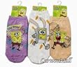Nick Jr Spongebob Hosiery - Low Rise Socks x 3 Pairs