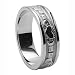 Silver Claddagh Ring Modern (Ladies) - Available in Sizes 5, 6, 7, 8, 9, 10 Cheap