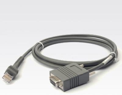 Zebra Technologies CBA-R01-S07PAR RS232 Cable, STD-DB9 Female, TXD ON 2, Straight, 7' Length