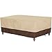 Vailge Veranda Rectangular/Oval Patio Table Cover, Heavy Duty and Waterproof Outdoor Lawn Patio Furniture Covers, X-Large Beige & Brown