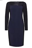 M&S Woman Slash Neck Mix Panelled Dress [T91-1126-S]