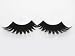 Very Long Black False Eyelashes Reusable Natural Human Hair Deluxe with Adhesive