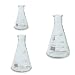 Glass Erlenmeyer Flask Set - 3 Sizes - 50, 150 and 250ml, Karter Scientific 214U2