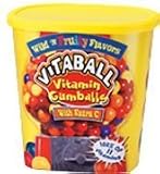 Vitaball Vitamin Gumballs 36 Gumballs Bucket