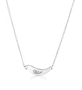 Adina Reyter Sterling and Pave Diamond Dove Necklace