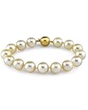 10-11mm Champagne Golden South Sea Pearl Bracelet