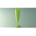 20 fl�tes � champagne plastique jetables couleur vert anis
