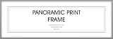 GB Eye Panoramic Art Print Frame, 33 x 95cm, Silver