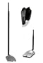 Alfa AWUS036H 1000mW 1W 802.11b/g USB Wireless WiFi Adapter With Original Alfa Screw-On Swivel 9dBi Rubber Antenna and Suction cup Window Mount dock